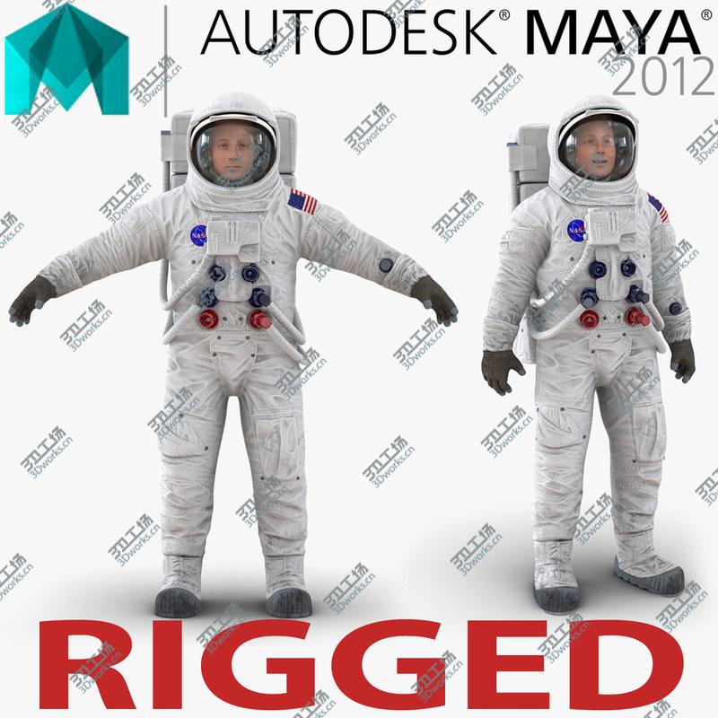 images/goods_img/20210113/Astronaut NASA Wearing Spacesuit A7L Rigged for Maya/1.jpg